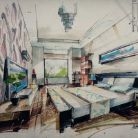 北京地铁10号线苏州街站哪有室内设计培训班?